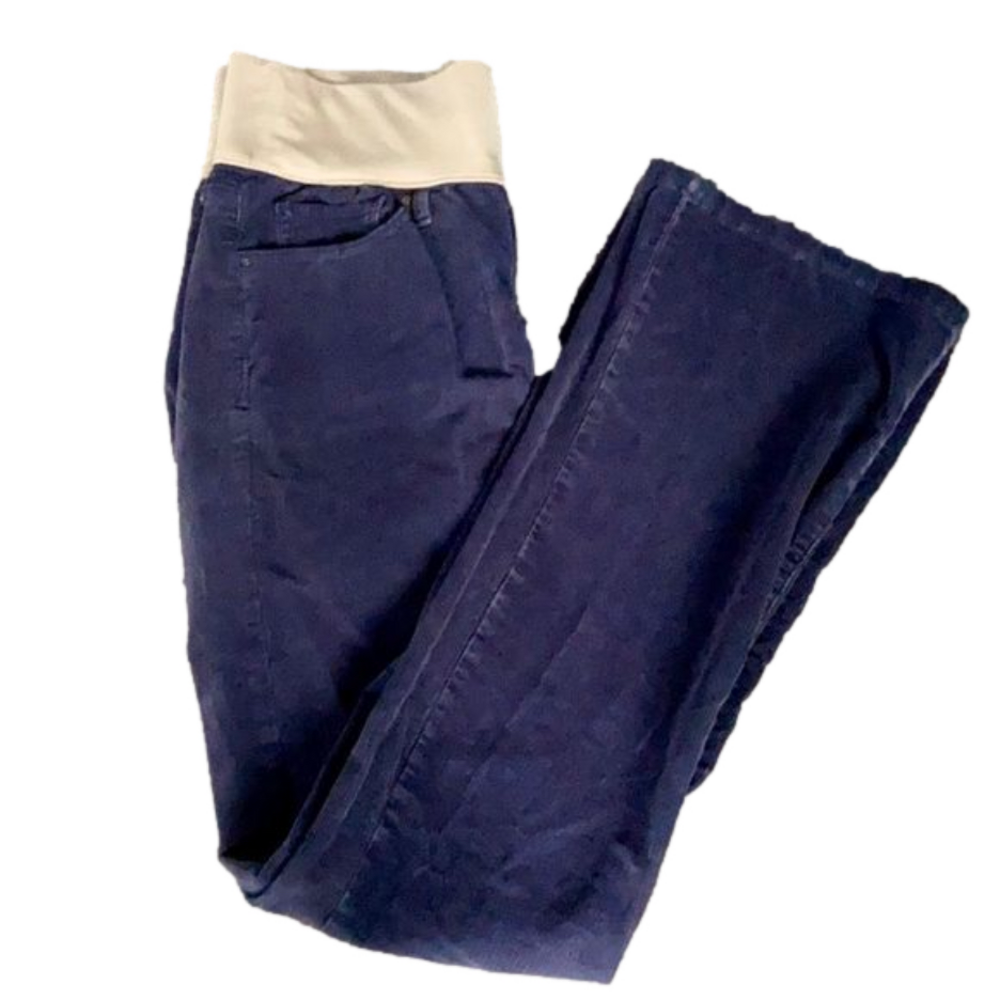 Gap Maternity Vintage Wash Blue Bootcut Cords - 26 / 2